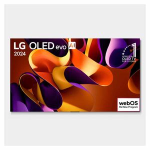 Smart TV 4K LG 65" Polegadas OLED65G4PSA OLED EVO Processador α11, AI, Painel 144Hz