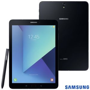 Tablet Samsung Galaxy Tab S3 Preto com 9.7?, 4G, Android 7.0, Processador Quad Core e 32GB - SM-T825NZKPZTO