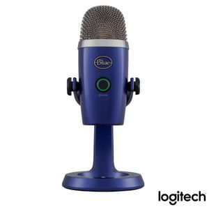 Microfone Blue Microphones Condensador USB  Blue Yeti Nano Azul - 988-000089