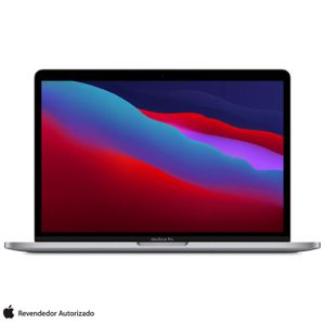 MacBook Pro 13" Apple, Processador M1 (8GB RAM, 256GB SSD) Cinza Espacial