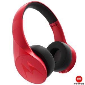 Fone de Ouvido Wireless Motorola com Bluetooth Headphone Vermelho - Pulse Escape