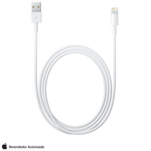 Cabo Lightning USB com 2 Metros para iPhone, iPod, iPad Branco - Apple - MD819BZ/A