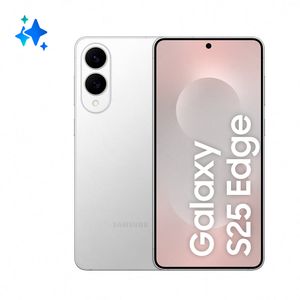 Smartphone Samsung Galaxy S25 EDGE 5G Titânio Prata, 512GB, 12GB RAM e Câmera Dupla de 200MP + 12MP