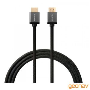 Cabo HDMI Ultra High Speed com 3,0 metros Cinza - Geonav - HDMI2030