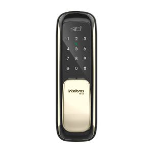 Fechadura Digital Push & Pull Intelbras FR 620 Abertura Por Senha E Tag De Proximidade, Alerta Indicativo De Travamento