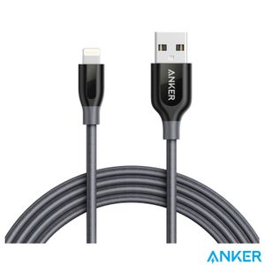 Cabo Lightning Powerline + para Aparelhos com entrada Lightining Cinza - Anker - A8123HA1