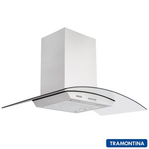 Coifa de Parede Tramontina New Vetro 90 cm com 03 Velocidades Inox - 95800