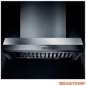 Coifa de Parede Brastemp Gourmand 90cm Inox com Alta Sucção