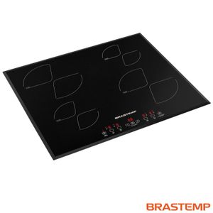 Cooktop 4 Bocas de Indução Brastemp com Timer Touch - BDJ62AE