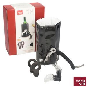 Jogo de Acessórios para Vinho com 06 peças - Vacu Vin