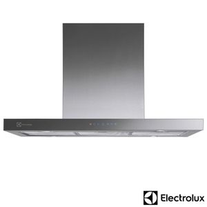 Coifa Ilha Electrolux 90 cm com 03 Velocidades, Painel Blue Touch e Timer Inox 110V - 90CIT