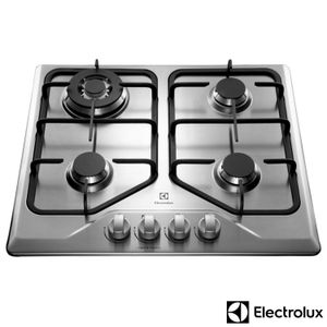 Cooktop a Gás Electrolux com 04 Bocas, Painel Manual, Inox - GT60X