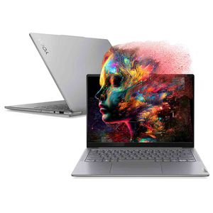 Notebook Lenovo Yoga Slim 7i Core Ultra 7, 16GB, 512GB SSD, Tela de 14" OLED, Windows 11 - 83GM0005BR