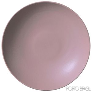 Conjunto de Pratos Fundo 06 Peças em Stoneware Coup Mahogany Marrom - Porto Brasil
