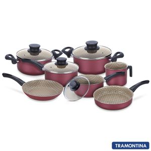 Conjunto de Panelas Antiaderentes com 07 Peças Paris - Tramontina