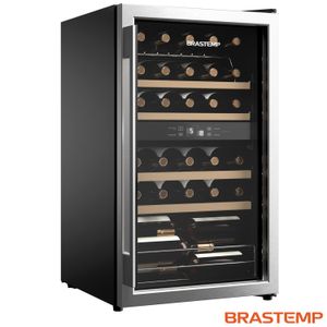 Adega de Vinhos Brastemp Dual Zone para 33 Garrafas com até 18° C - BZB33BE