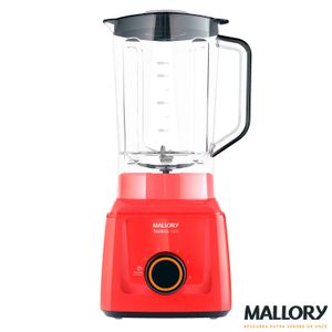 Liquidificador Mallory Taurus com 12 Velocidades e Jarra com 3,1 Litros Vermelho