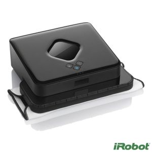 Robo Limpa Piso iRobot Braava 380t Preto