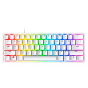 Teclado Huntsman Mini 60% Chroma Mercury Switch Red Layout US Branco - Razer - RZ0303390400