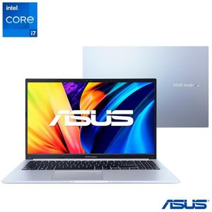 Notebook Asus, Intel Core i7-1255U, 16GB, 512GB SSD, Tela 15,6", Windows 11, Prata Metálico-X1502ZA-EJ611W