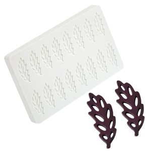 Forma Folha de Chocolate Profissional Molde Doce Martellato