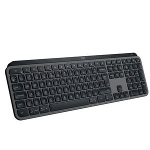 Teclado sem fio Logitech MX Keys S Iluminação Inteligente, Bluetooth/Receptor USB e Bateria Recarregável - Grafite