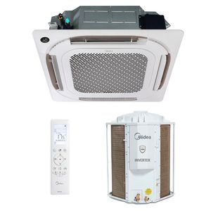 Ar Condicionado Split Cassete 4 Vias - Inverter R-32 - Midea - 36.000 BTUs - Frio - 220V Monofásico