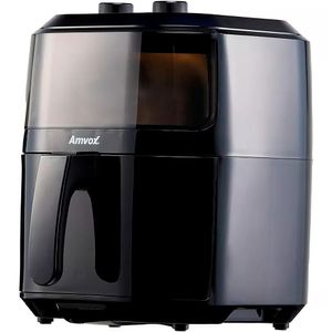 Fritadeira Elétrica Air Fryer Sem Óleo 5L Amvox Preto 1400W 110V - ARF 1250