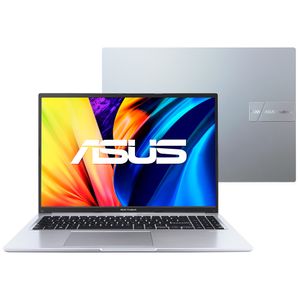 Notebook Asus Vivobook 16, Intel Core i7 1255U, 16GB, 1TB SSD, Tela 16” FHD Nível IPS, Transparent Silver X1605ZA-M