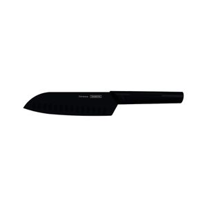 Faca Santoku Tramontina Nygma em Aço Inox e Polipropileno Preto 7"