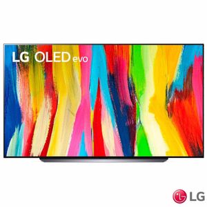 2022 Smart TV LG 83" Polegadas 4K OLED83C2 Evo 120Hz Mais Brilho G-Sync FreeSync 4x HDMI ThinQAI Google Alexa