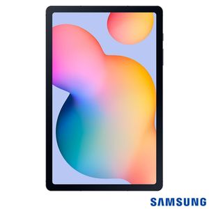 Tablet Samsung Galaxy Tab S6 Lite Cinza de 10,4", 128GB, 4G, Android 12, Processador Octa-Core