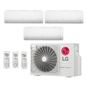 Ar Condicionado Multi Split Inverter Hi Wall LG 21000 BTUs (3x9000) Quente/Frio Z3UW21GFB1.AWGZBR1 - 220V