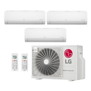 Ar Condicionado Multi Split Inverter Hi Wall LG 21000 BTUs (2x9000+12000) Quente/Frio Z3UW21GFB1.AWGZBR1 - 220V