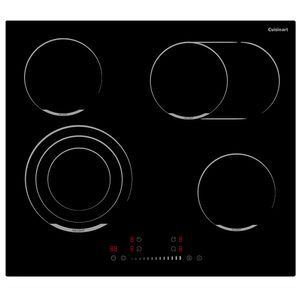 Cooktop Elétrico Cuisinart Arkton Vitrocerâmico com 04 Bocas - CU4093860002