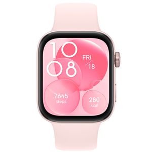 Smartwatch Huawei Watch Fit 3 Rosa com 1,82", Pulseira de Fluoroelastômero, Bluetooth e 32GB