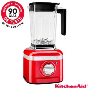 Liquidificador KitchenAid com 05 Velocidades e Jarra com 1,7 Litros Empire Red - K400