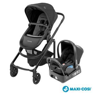 Carrinho Travel System Lila CP² Trio Essential Black - Maxi-Cosi