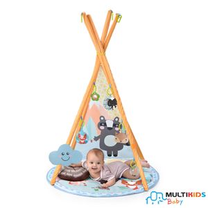 Tapete de Atividades Camping para Bebê em Poliéster - Multikids