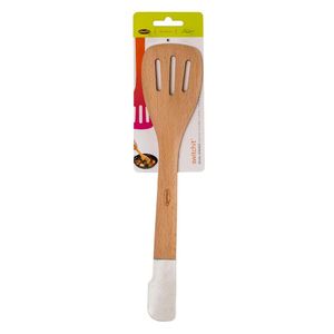 Espátula Vazada Bambu com Ponta Dupla em Silicone Chef'n