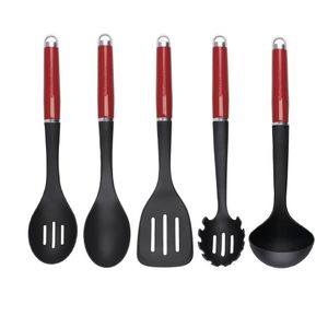 Jogo Utensílios Cozinha 5 Peças Cozinha Vermelho KitchenAid