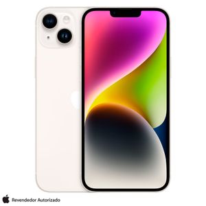 iPhone 14 Plus Apple (256GB) Estelar, Tela de 6,7", 5G e Câmera de 12MP