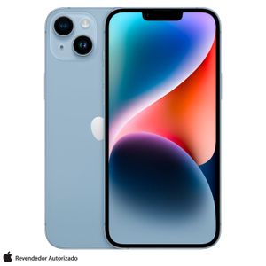 iPhone 14 Plus Apple (256GB) Azul, Tela de 6,7", 5G e Câmera de 12MP