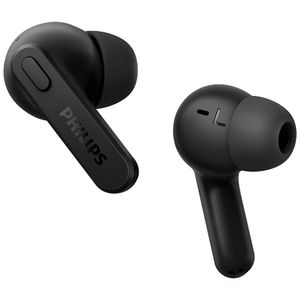 Fone De Ouvido Bluetooth Philips TAT2206 TWS Intra Preto Até 18h de Bateria, IPX4, Com Microfone