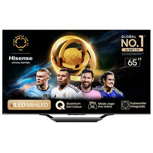 Smart TV Hisense  Mini LED UHD 4K 65" Polegadas Frequência 144 Hz e Wi-Fi - 65U75LUA