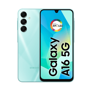 Smartphone Samsung Galaxy A16 5G, 256GB + 8GB RAM, Câmera de até 50MP, Tela 6.7", NFC, IP54, Bateria 5000 mAh Verde Claro