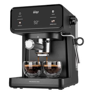 Cafeteira WAP Espresso Digital Aroma Prime Preto e Cinza - WCM20