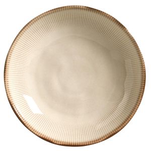 Conjunto de Pratos Fundos Bio Raio com 06 Peças em Stoneware Geométrico - Porto Brasil