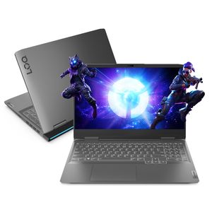 Notebook Lenovo Gamer Loq, Intel Core i5 12450H, 8GB, 512GB SSD, RTX2050, Tela de 15,6", Cinza - 83EU0000BR