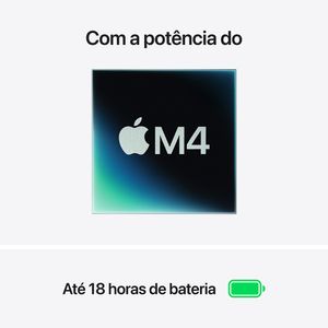 MacBook Air 13" Apple M4 (24GB RAM 512GB SSD) - Prateado